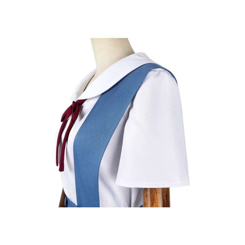 Halloweez Asuka Langley Soryu Cosplay Costume - Ayanami Rei Uniform Full Set for Halloween