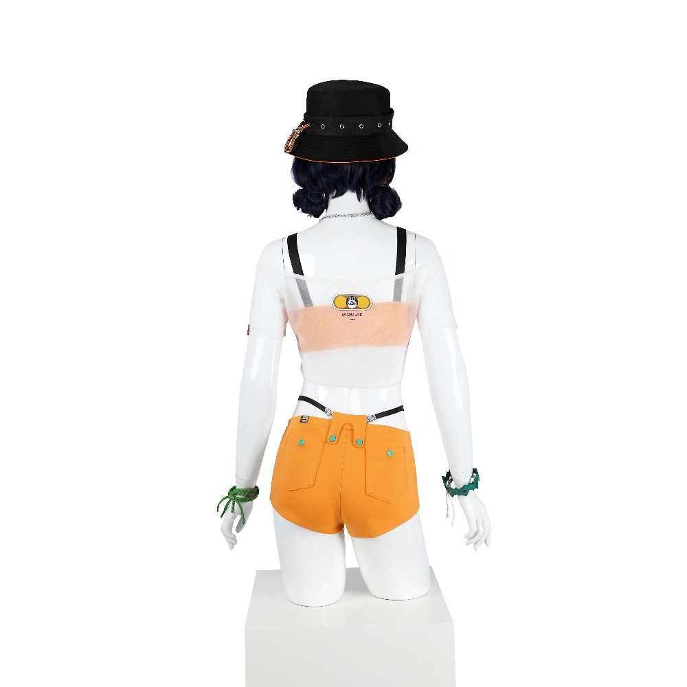 Zenless Zone Zero Ling Summer Sky Swimsuit Cosplay Costume - Game Character Outfit - Halloweez