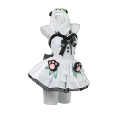 Naraka: Bladepoint Shen Miao Cosplay Costume - Green Field Guardian Bamboo Cute Guest Panda Outfit - Halloweez