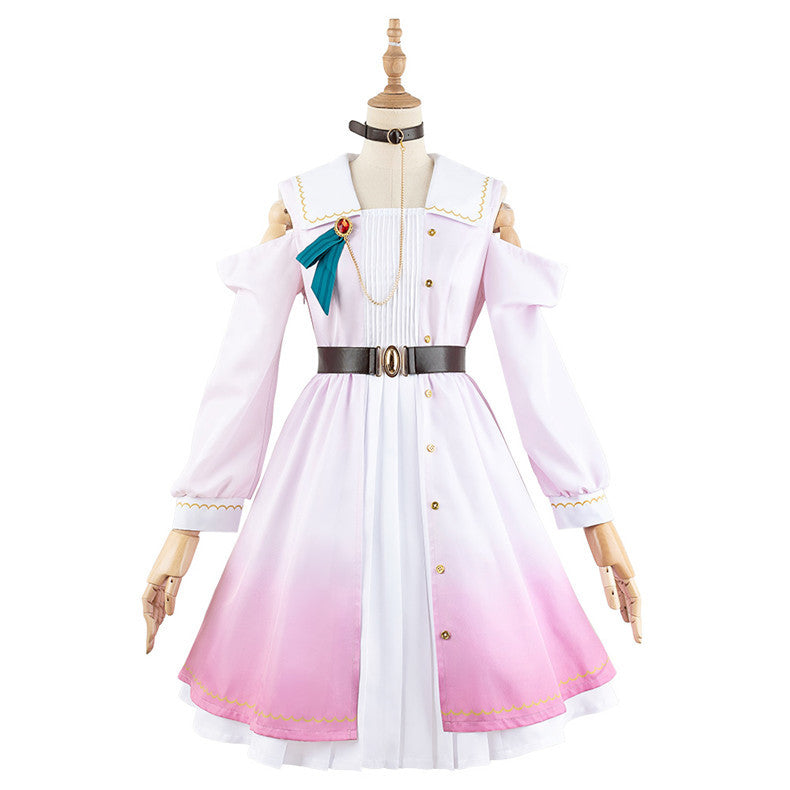 Idol Club Yuugiri Tuzuri Murano Sayaka Anniversary 2D Anime Costume Set - Perfect for Cosplay Enthusiasts - Halloweez