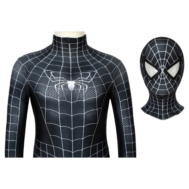 Halloweez Kids Venom Cosplay Costume - Spider-Man 3 3D Printed Suit