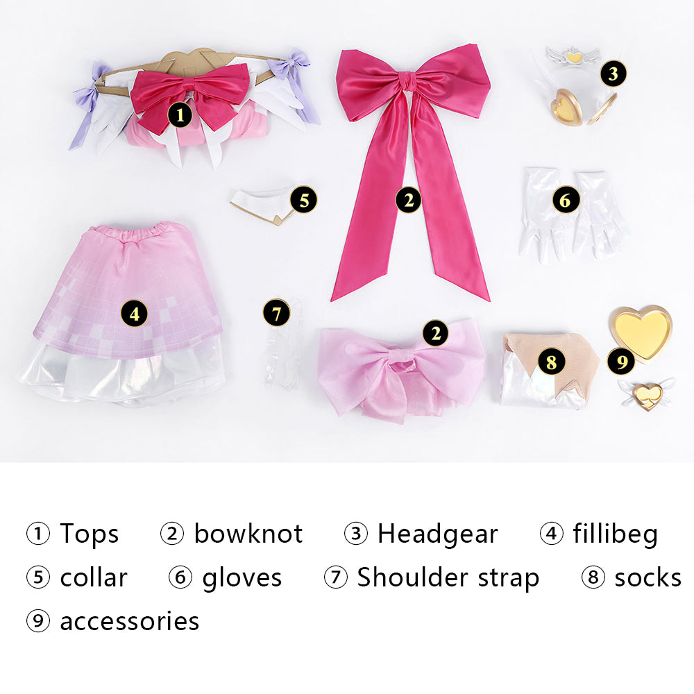 Overwatch Juno Magical Girl Mythic Skin Cosplay Costume - Game Character Outfit - Halloweez