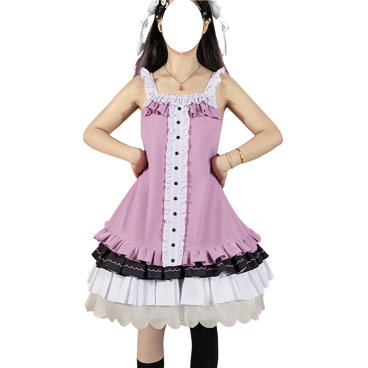 Bangdream mygo Pajama Party Shiina Rikki Cosplay Costume Anime Game Outfit - Halloweez