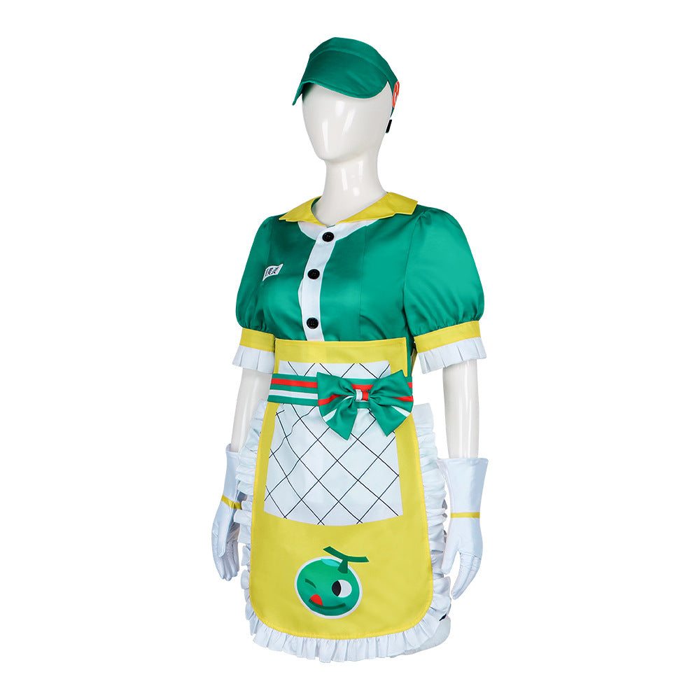 Overwatch Mei Cosplay Costume - Anniversary Summer Honey Skin Game Same Clothing - Halloweez