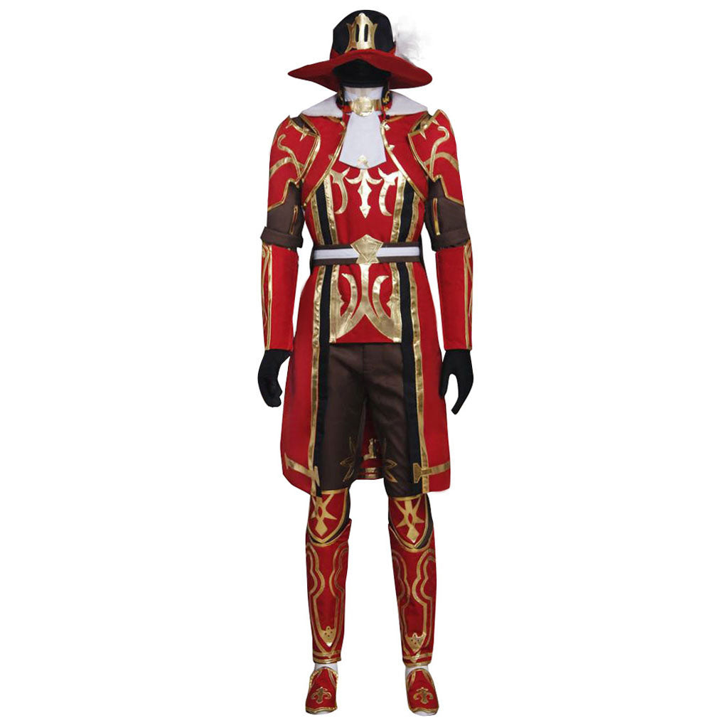 Costume de cosplay du mage rouge de Final Fantasy XI pour Halloween | Série de jeux de cosplay premium