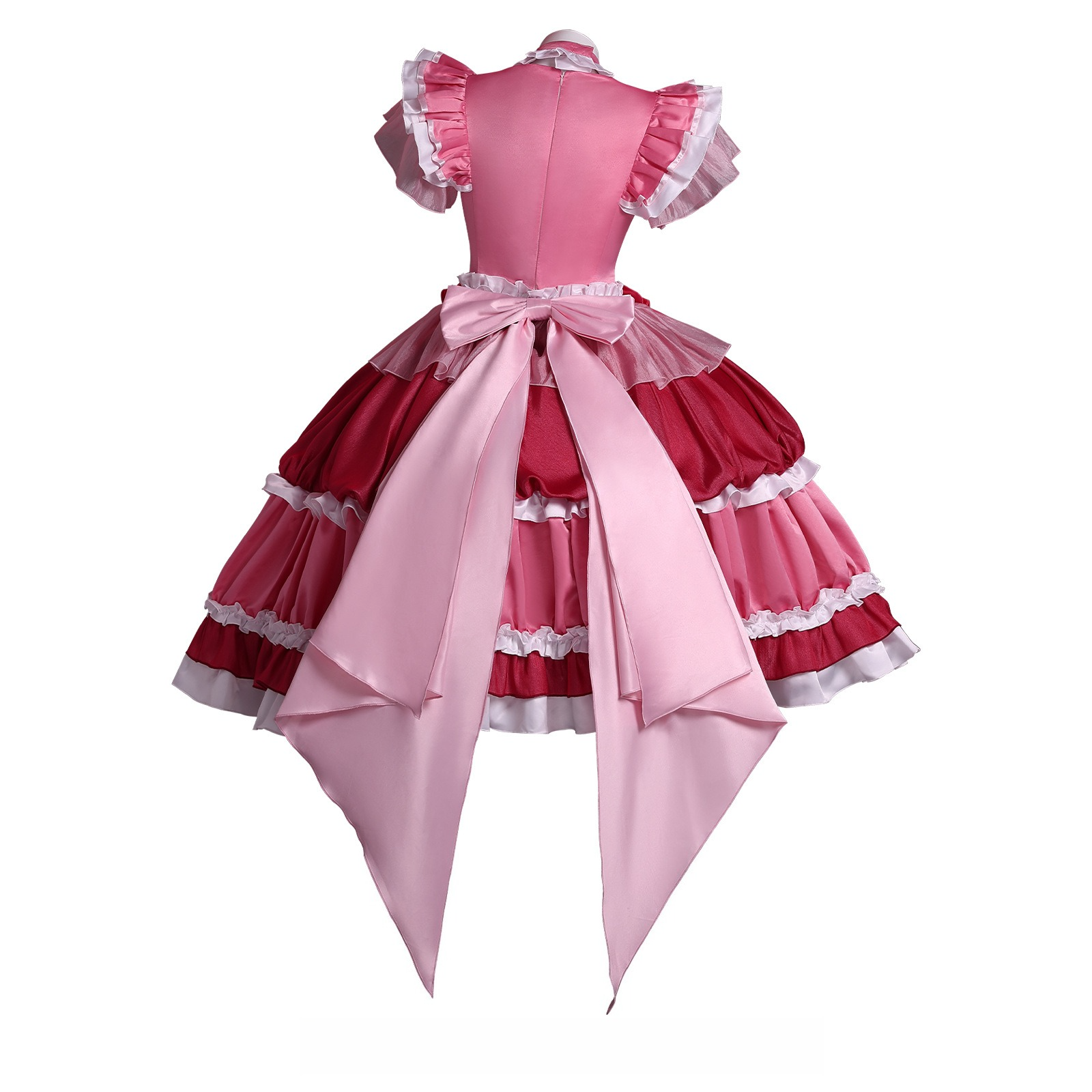 Puella Magi Madoka Magica Sakura Kyoko Magia Outfit, Sweet Cake Dress Anime Cosplay Costume, Ready to Wear Magical Girl Cosplay Dress - Halloweez