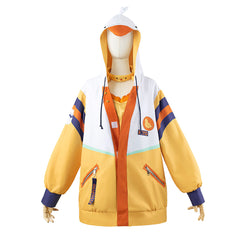 Virtual Idol VTuber Anchor 486 Subaru Homewear Anime Cosplay Costume Set - Halloweez