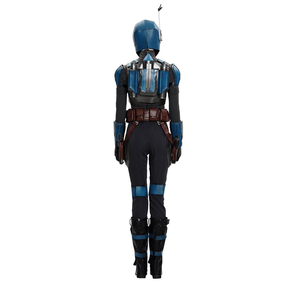 Disfraz de cosplay de Katan Kryze para mujer, inspirado en The Mandalorian
