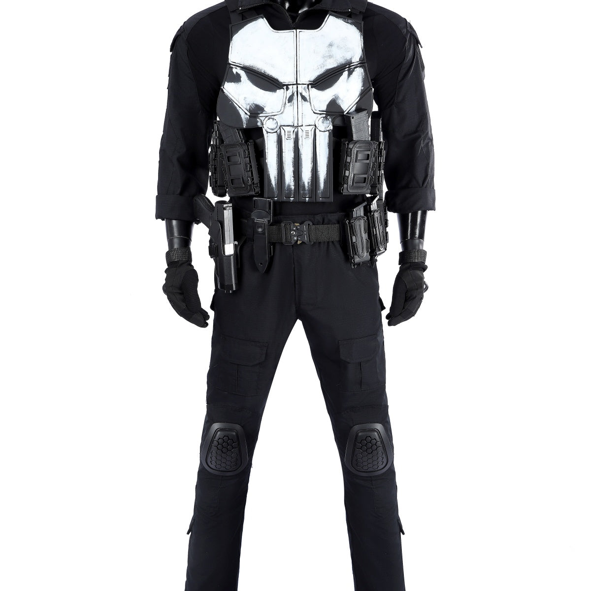 The Punisher: Last Shot Cosplay Costume Classic Superhero Role Play Outfit Full Set - Halloweez
