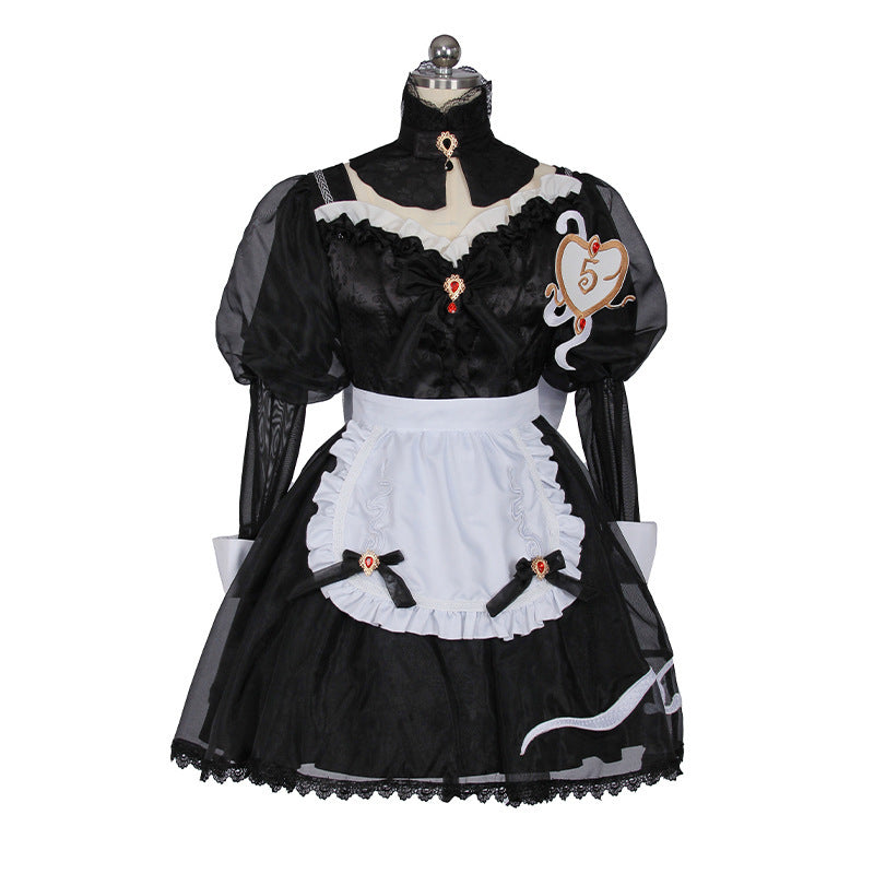 Fifth Personality Truth Underneath Cosplay Costume Priestess Crimson-haired Witch Role-playing Anime Costume - Halloweez