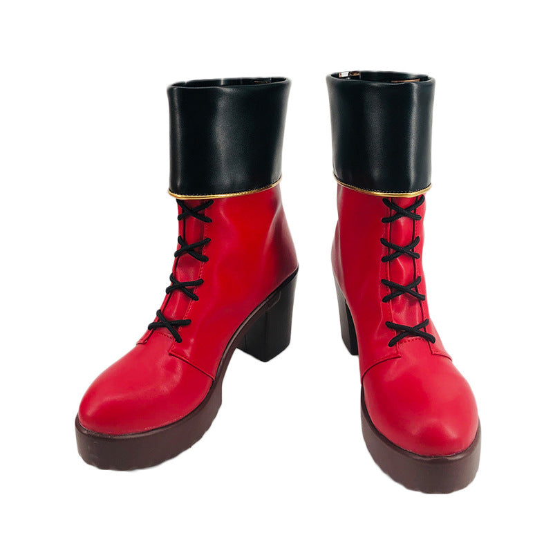 Takt Op.Destiny Cosette Red Battle Suit Cos Shoes for Anime Exhibition Performance - Halloweez