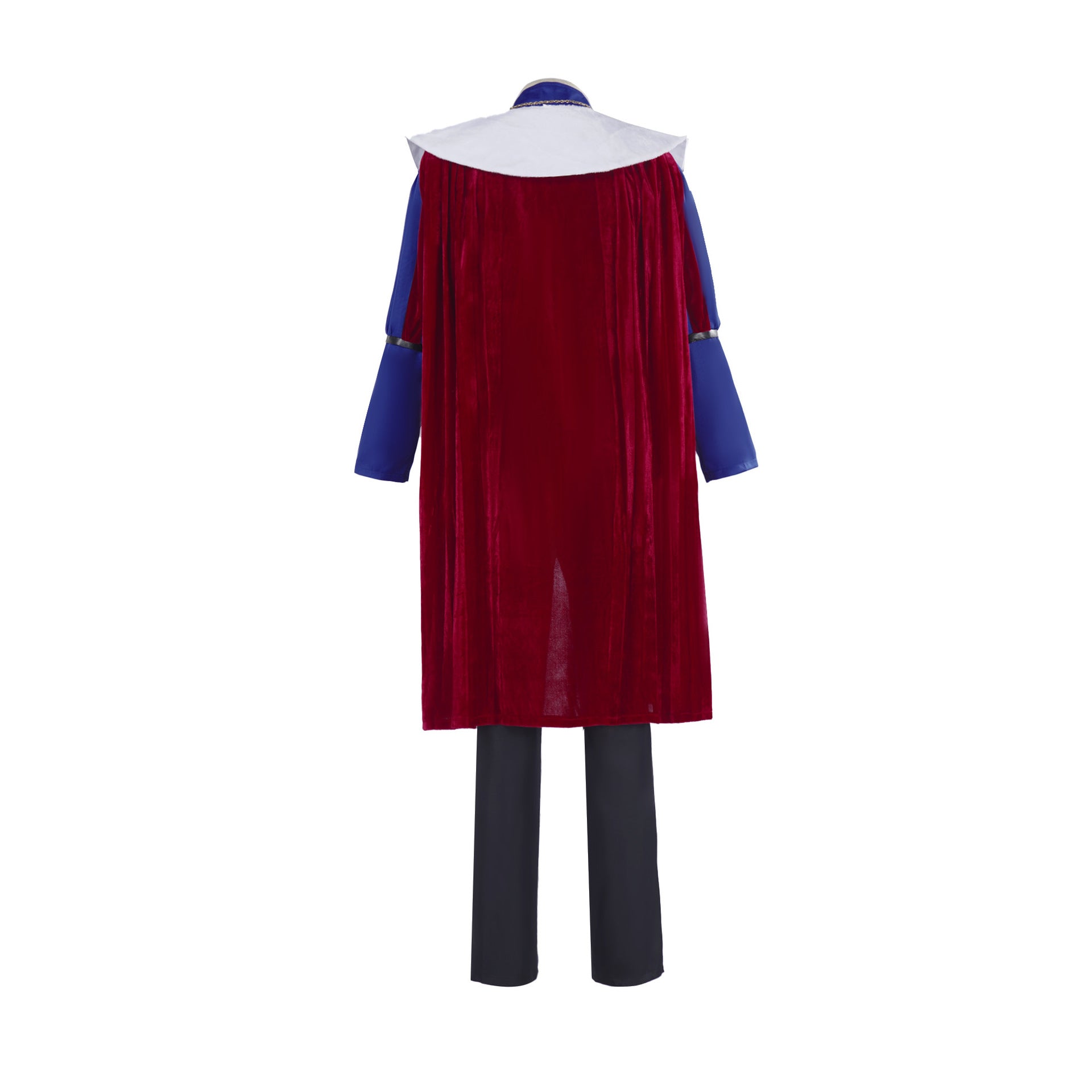 Royal King Queen Cosplay Costume Medieval Court Noble Outfit Halloween Party Performance Dress - Halloweez