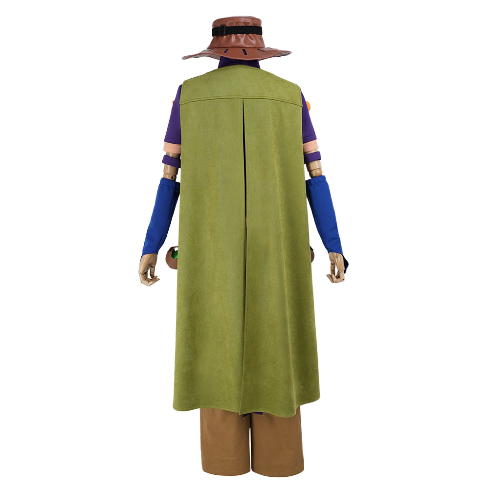 JoJo's Bizarre Adventure: Steel Ball Run Gyro Zeppeli Cosplay Costume Full Set Outfit - Halloweez