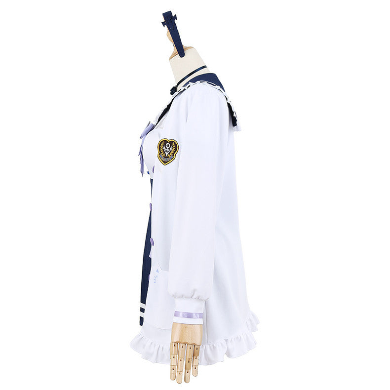 Virtual VTuber Minato Aqua Casual JK Sailor Cosplay Costume - Hololive Anime Outfit - Halloweez
