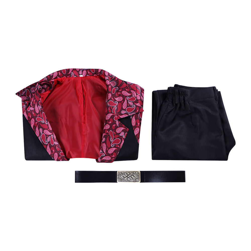 One Piece Warlord of the Sea Hawkeye Mihawk Cosplay Costume Anime Role-Playing Outfit - Halloweez