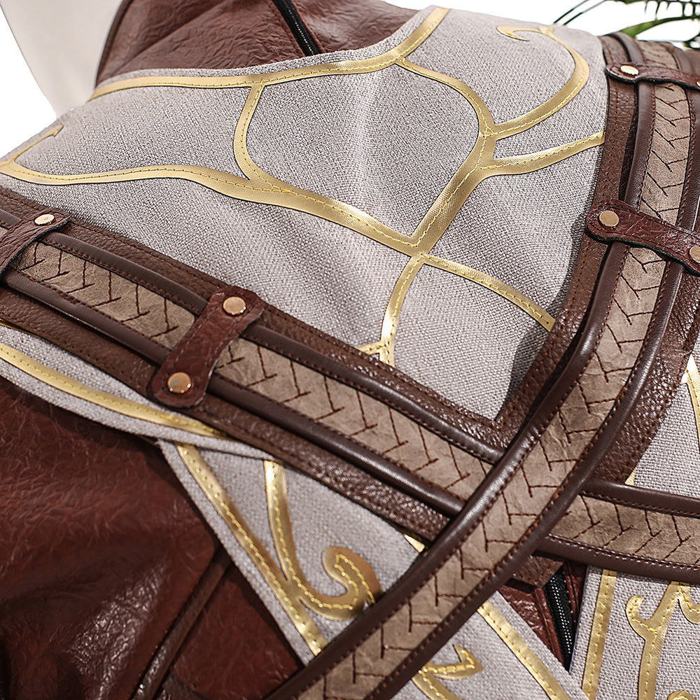 Baldur's Gate 3 Halsin Cosplay Costume | Deluxe Edition Druid Outfit for Men | Game Accurate Custom Made Set - Halloweez