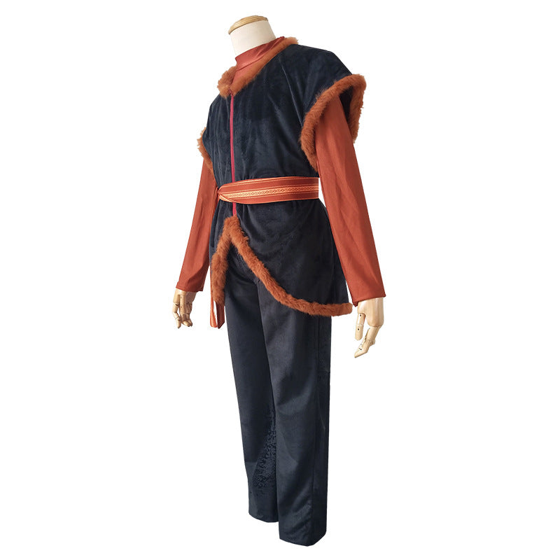 Frozen 2 Kristoff Cosplay Costume for Men - Movie Accurate Stage Performance Outfit - Halloweez