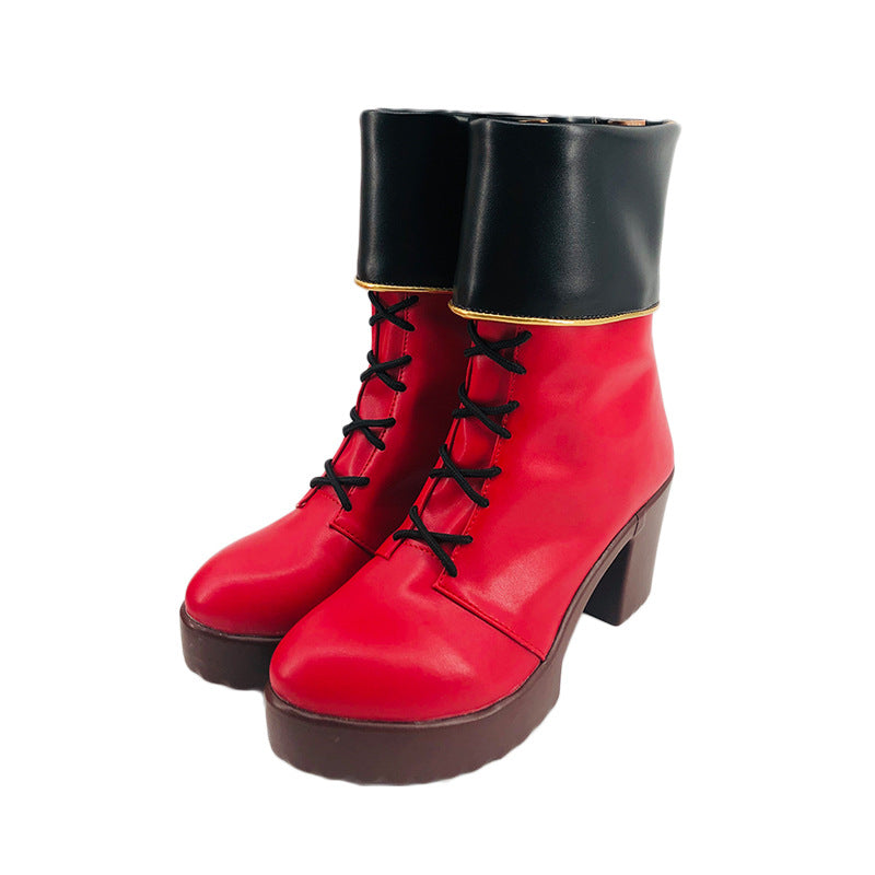 Takt Op.Destiny Cosette Red Battle Suit Cos Shoes for Anime Exhibition Performance - Halloweez