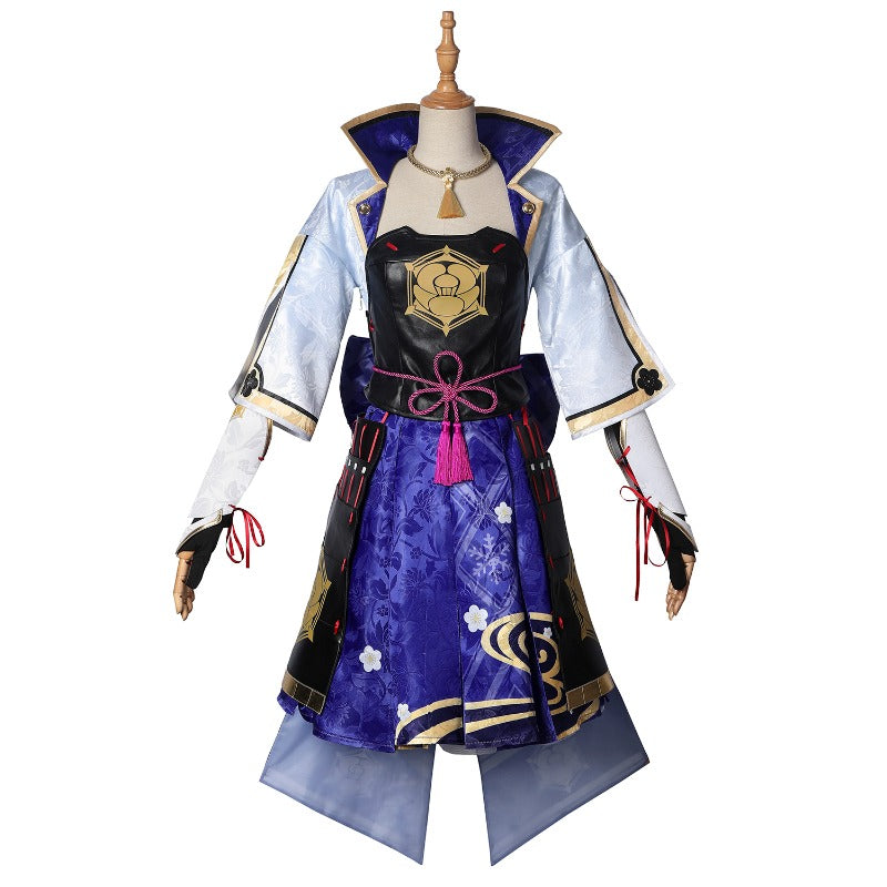 Halloweez Kamisato Ayaka Cosplay Costume Full Set for Exciting Halloween Role Play