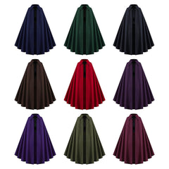 New Medieval Victorian Steampunk Gothic Cape Cloak for Halloween Cosplay - Halloweez