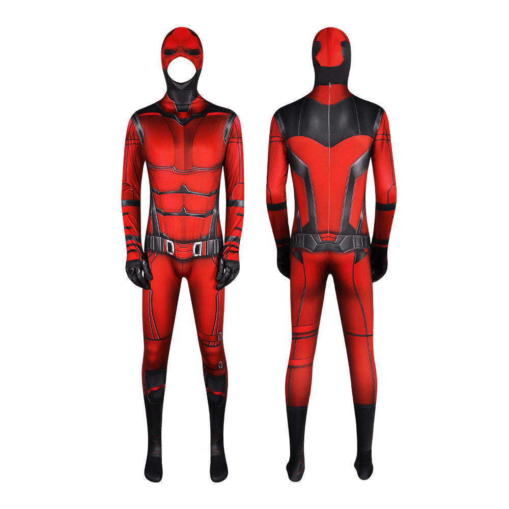 Daredevil Cosplay Costume Matt Murdock Tight Suit for Halloween Party Stage Performance - Halloweez