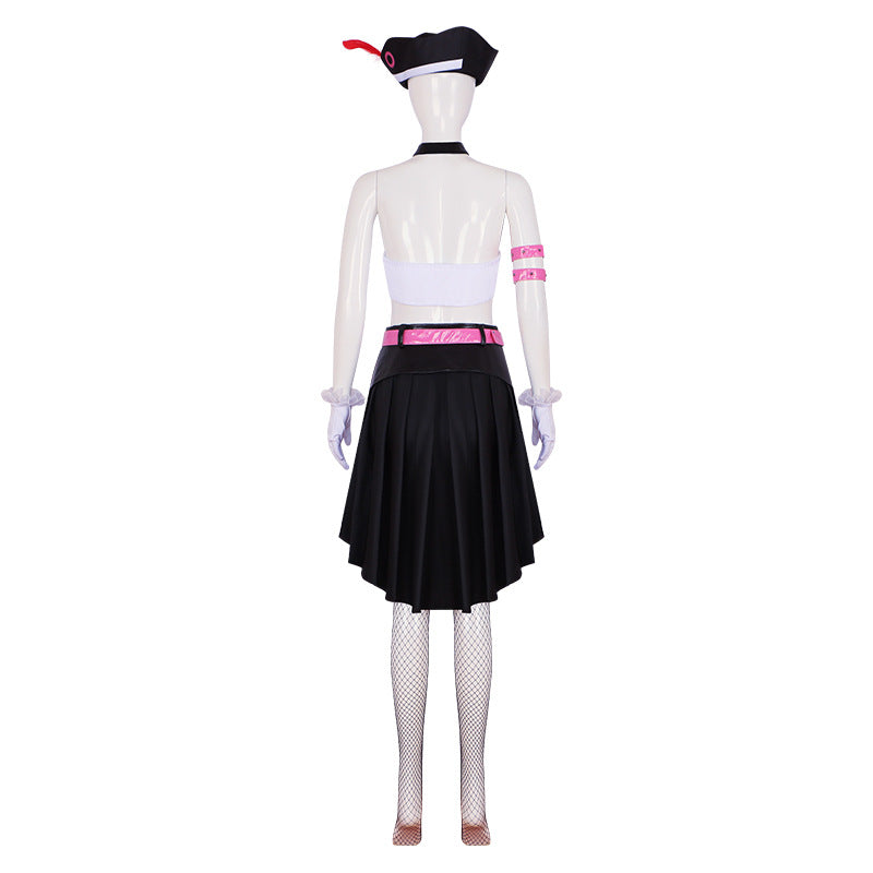 One Piece: Film Red Nami Battle Suit Cosplay Costume Set with Hat - Premium Quality - Halloweez