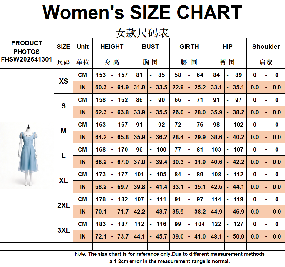 Alice's Adventures in Wonderland Alice Cosplay Dress Women Halloween Roleplay Costume Outfit - Halloweez