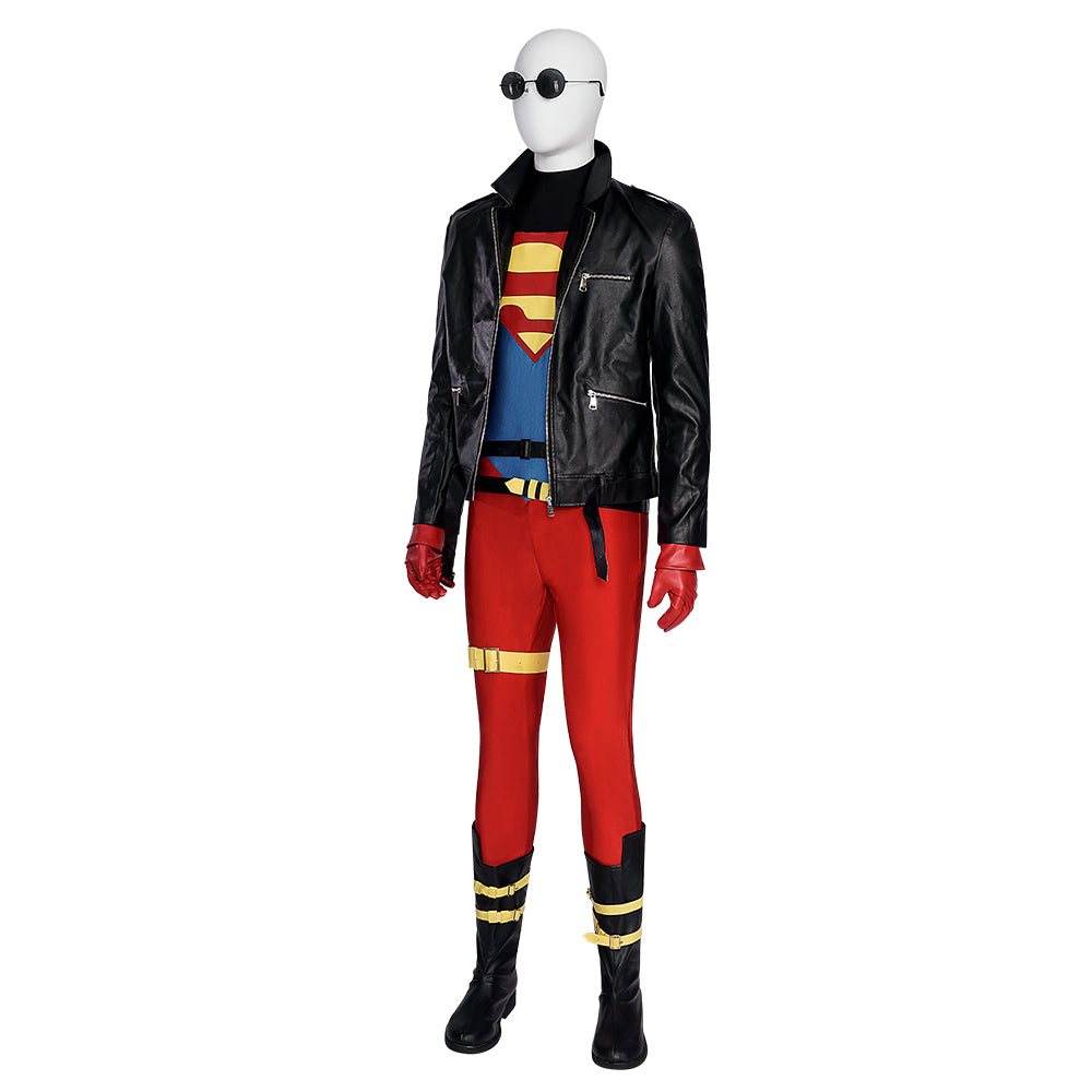 Halloweez Superboy Conner Kent Cosplay Costume Set - No Shoes