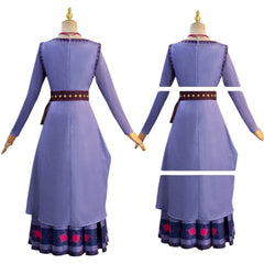 Asha Cosplay Costume from Wish Movie, Princess Dress for Adults and Kids, Cosplay Outfit for Stage Performance and Halloween