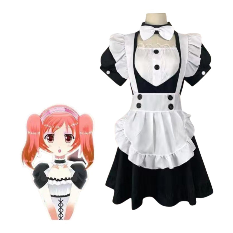 Miracle Nikki Maid Dress Cosplay Costume - Cute Lolita Cross-Dressing Outfit - Halloweez