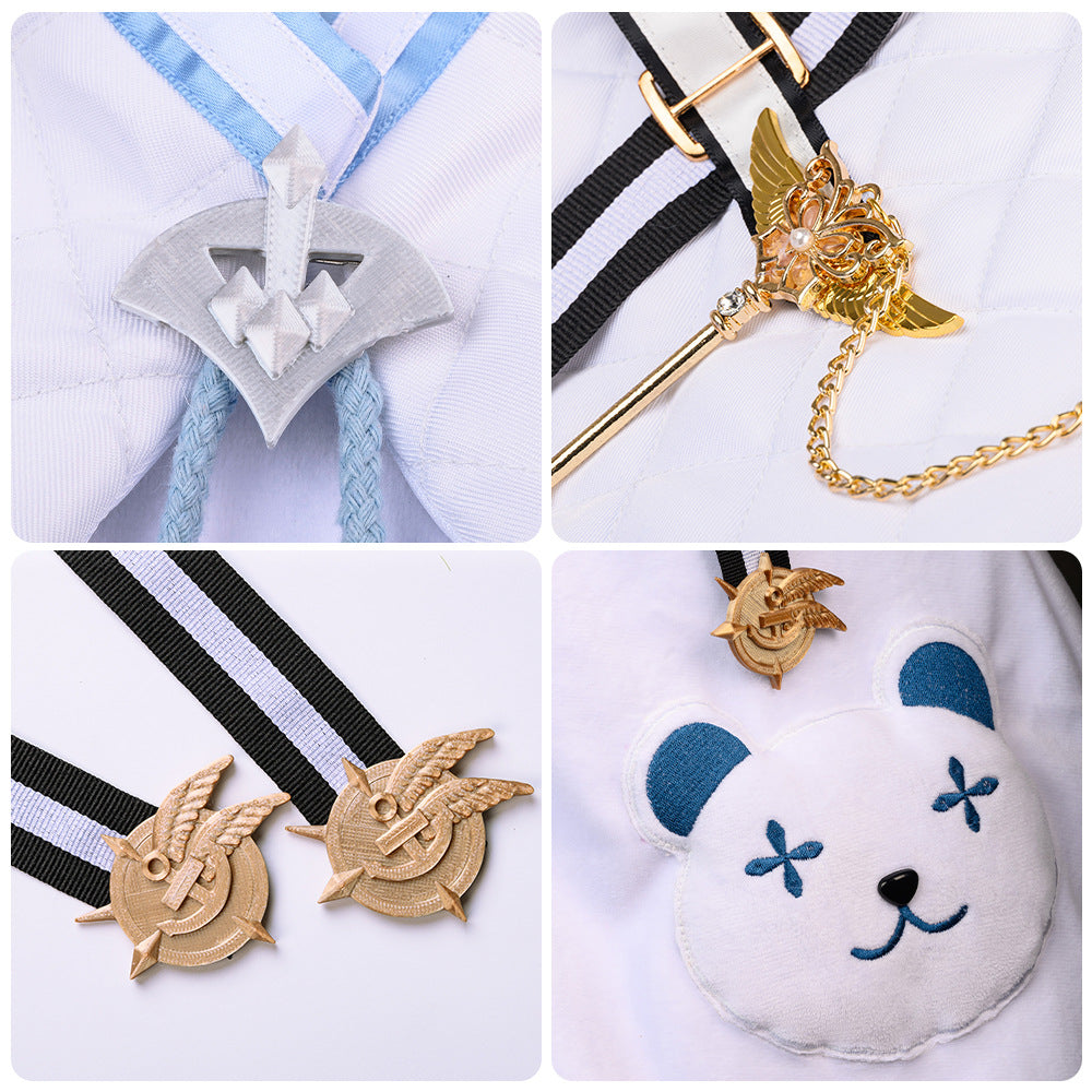 Azur Lane Tashkent Anime Cosplay Costume Women's Cotton Outfit Cute Set - Halloweez