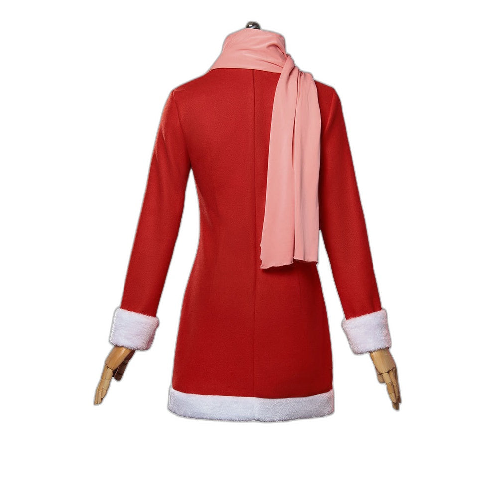 Gintama Kagura Winter Cosplay Costume Anime Full Set - Halloweez