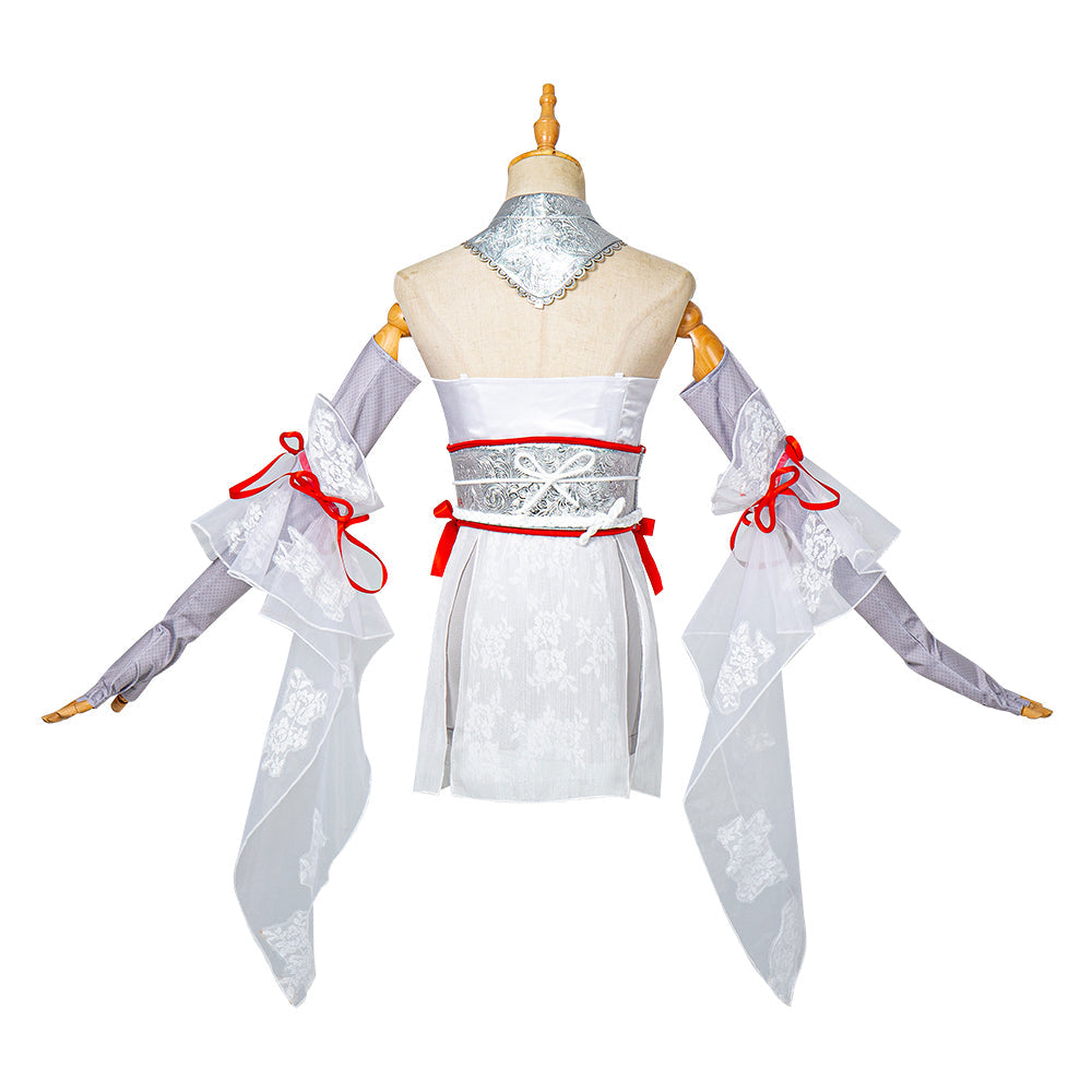 Halloweez - Hu Tao Cosplay Costume from Naraka Game with Tu Yu Waist Accessories for Women