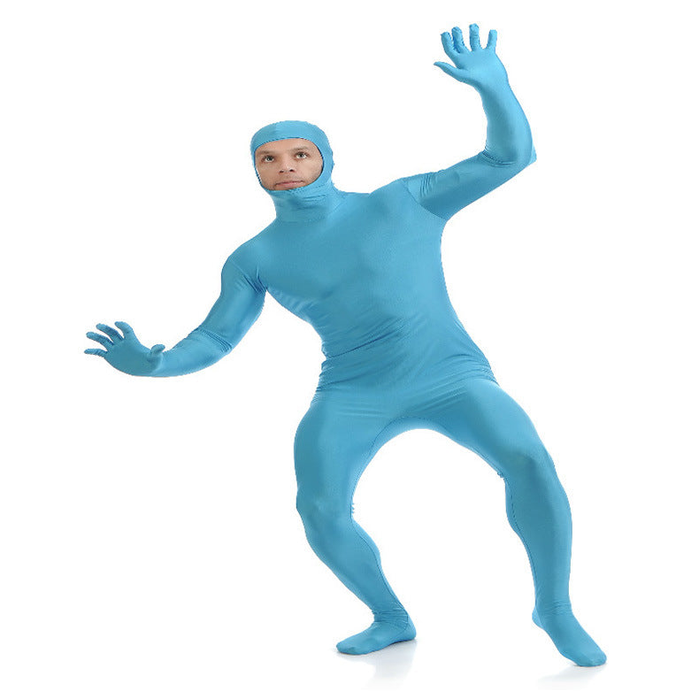 Ebay Sourced Lycra Halloween Christmas Performance Cosplay Full Face Cover Zentai Suit