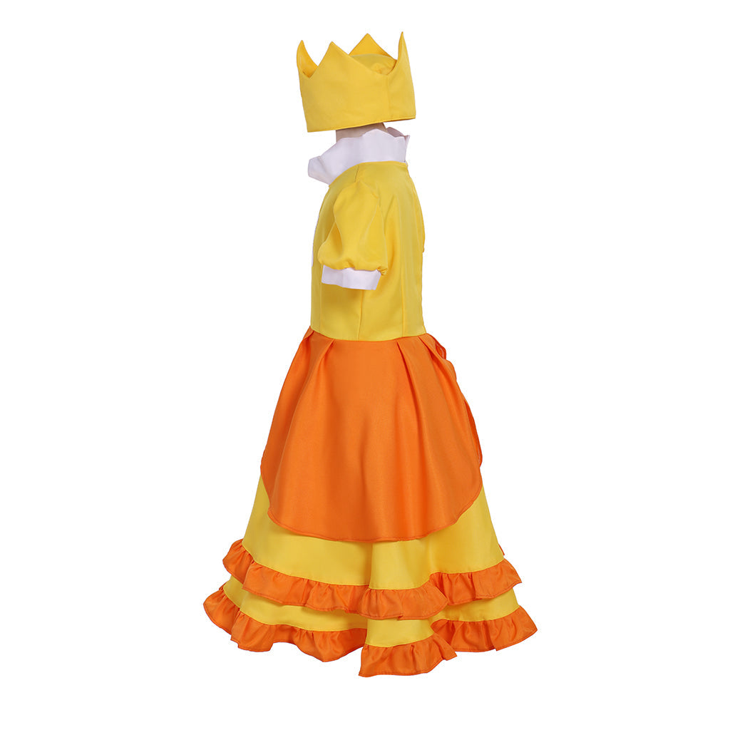 Disfraz de princesa Daisy para Halloween: adorable vestido de lolita para fiestas de niñas y cosplay