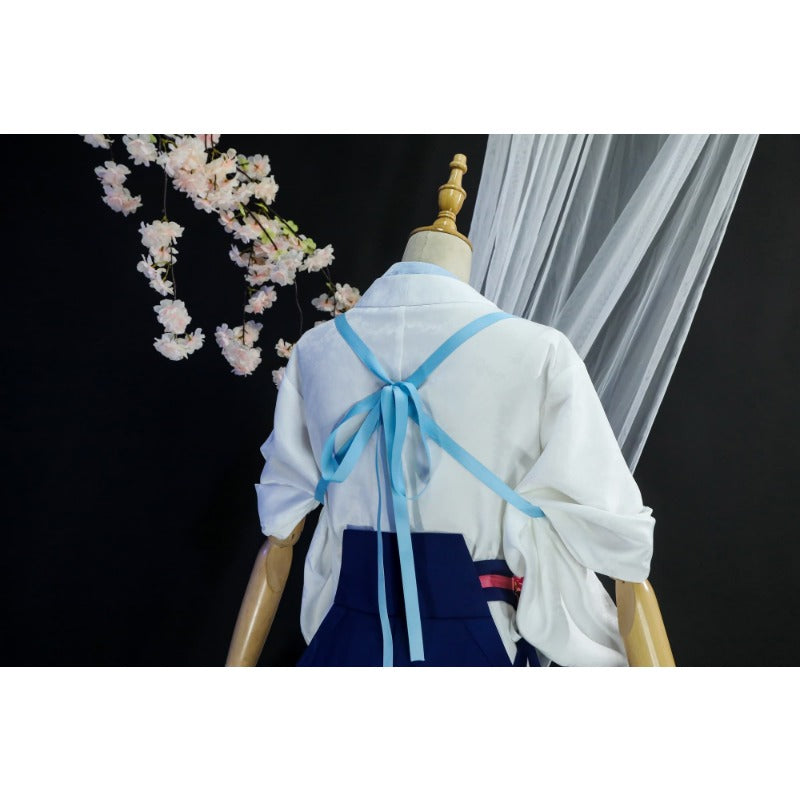 Costume de cosplay d'Halloween Kamisato Ayaka Tsubaki - Qualité supérieure