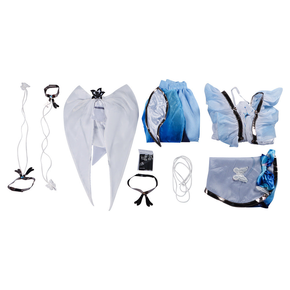 Wandering Coast Guard Cosplay Costume Game Same Outfit 2D Anime Comic Convention - Halloweez