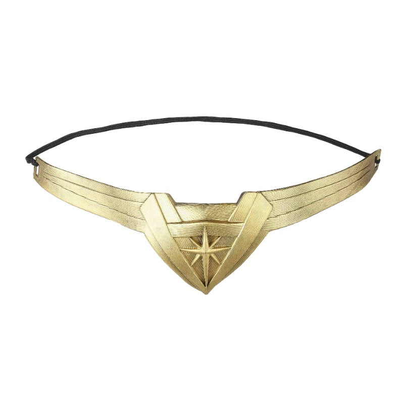 Halloweez Diana Prince Golden Battle Armor Cosplay Costume for Festive Celebrations