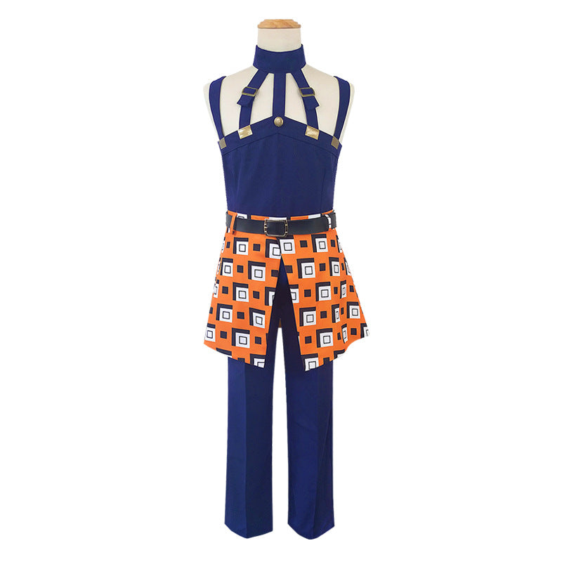 JOJO's Bizarre Adventure COS Costume Golden Wind Narancia Ghirga Cosplay Outfit - Halloweez