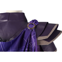 Traje de cosplay de Clea del Doctor Strange para Halloween: atuendo morado de primera calidad