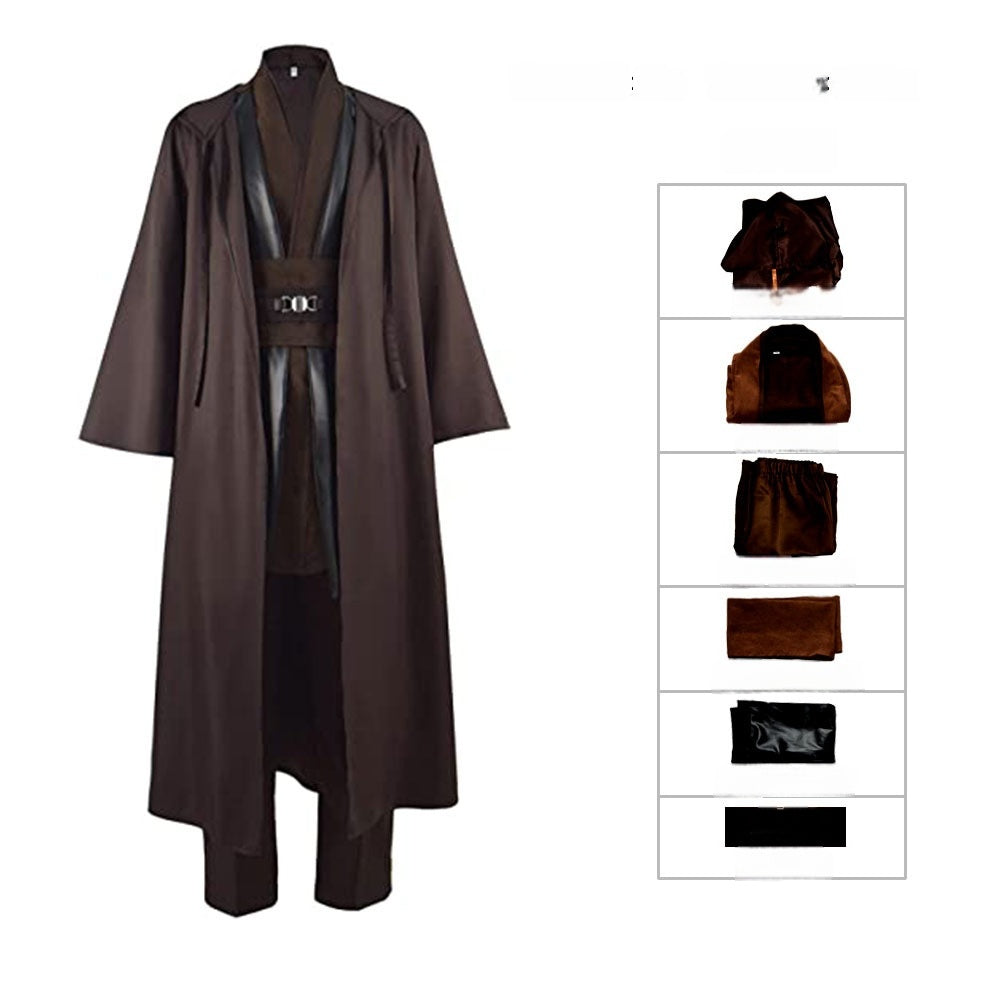 Star Wars Cosplay Costume Anakin Obi-Wan Role Play Halloween Costume - Halloweez
