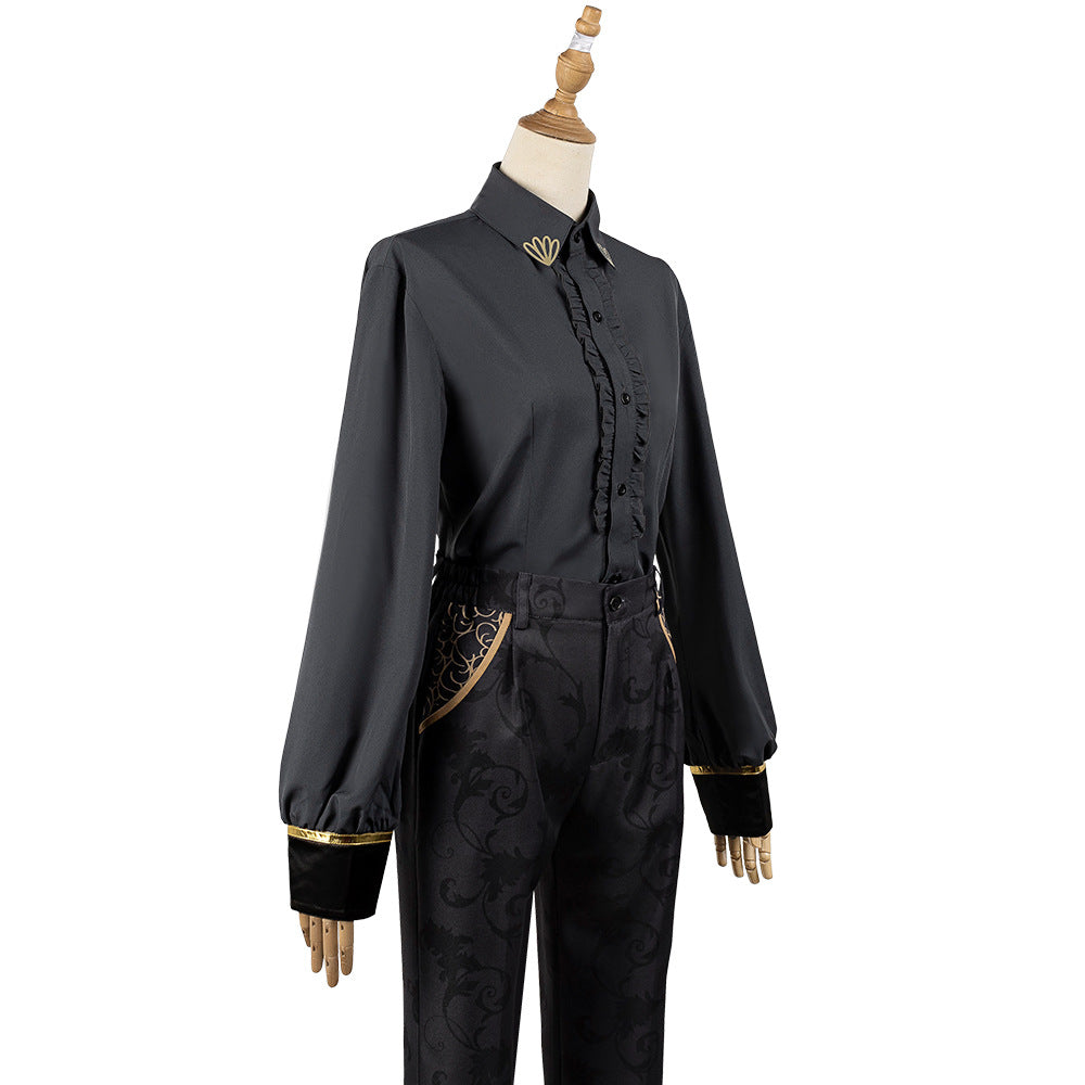 World Project PJSK Asahina Mafuyu Cosplay Costume Anime Maid Uniform Set - Halloweez