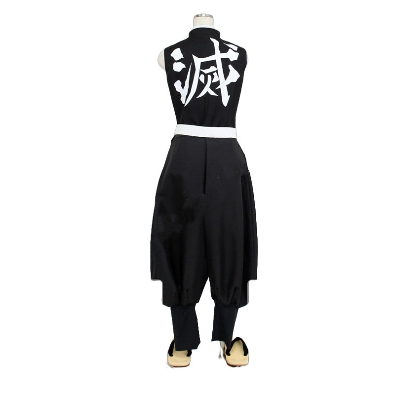 Premium Tengen Uzui Cosplay Costume - Official Demon Slayer Kimono Jacket & Hakama Set - Halloweez