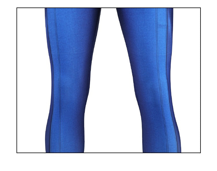 Male Vault Jumpsuit Cosplay from Fallout TV Series, Slim Fit Stretch Bodysuit for Cosplay - Halloweez