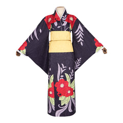 Demon Slayer Tamayo Yushiro Cosplay Costume - Japanese Kimono Yukata for Halloween & Stage Performance