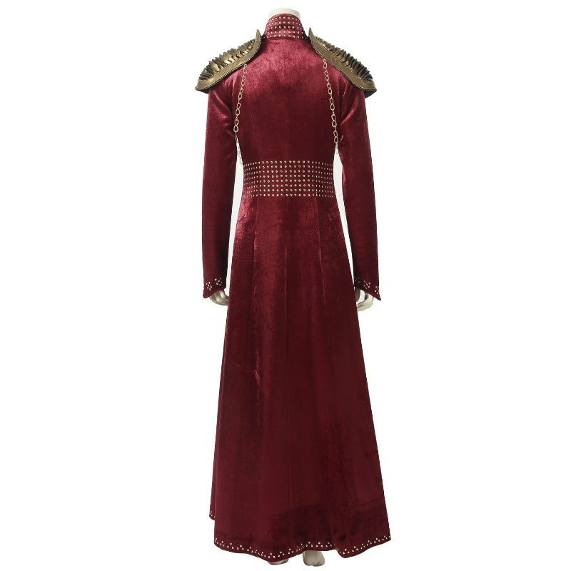 Disfraz de cosplay de Cersei Lannister con vestido rojo | Traje de Halloween hecho a medida