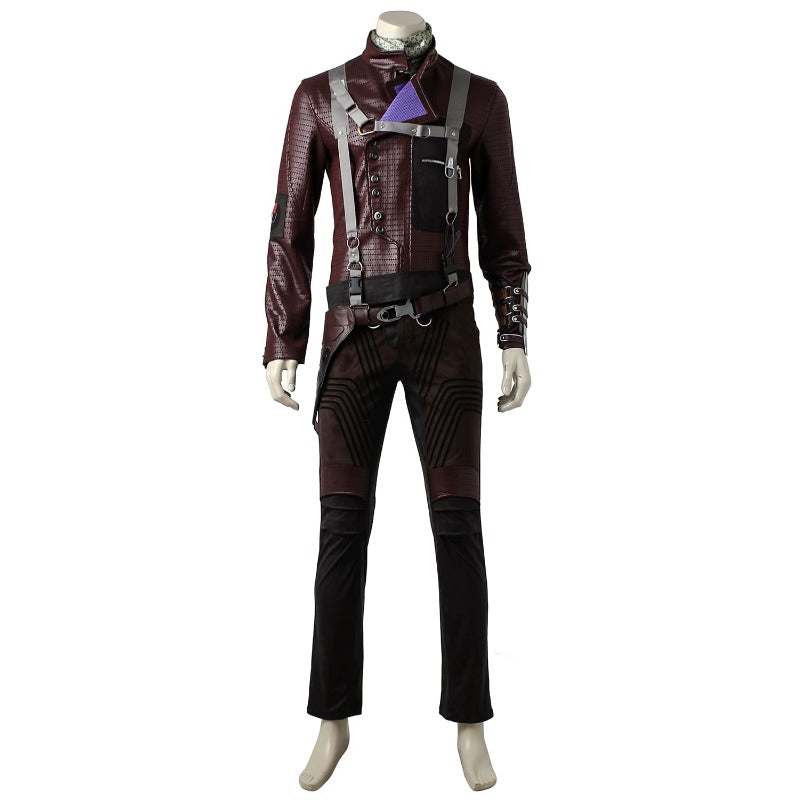 Halloweez Yondu Udonta Cosplay Costume | Premium Brown Leather Movie Outfit for Halloween