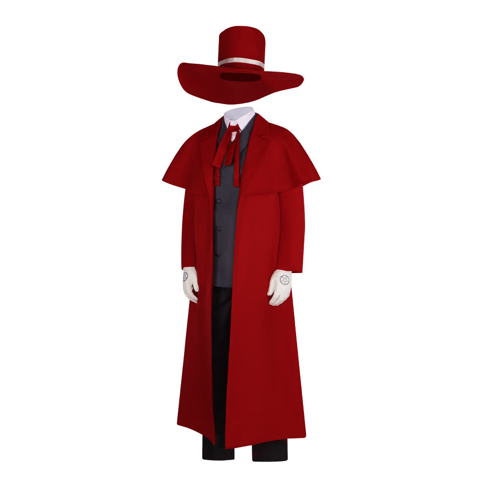 Herushingu Hellsing Alucard Cosplay Costume - Royal Order of Protestant Knights Anime Outfit - Halloweez