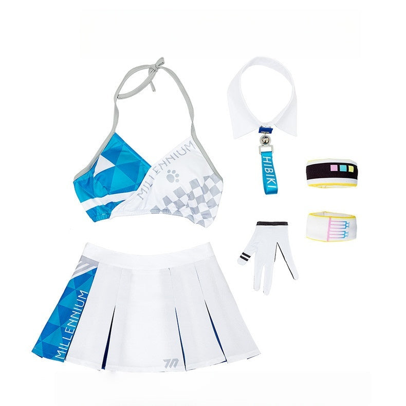 Blue Archive Nekozuka Hibiki Anime Costume Set - 2D Anniversary Cosplay Outfit - Halloweez