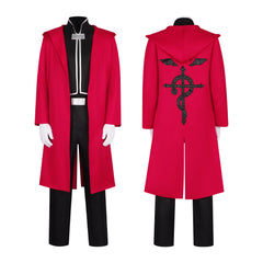 "Fullmetal Alchemist Edward Elric cosplay costume - movie-style anime role-playing outfit." - Halloweez